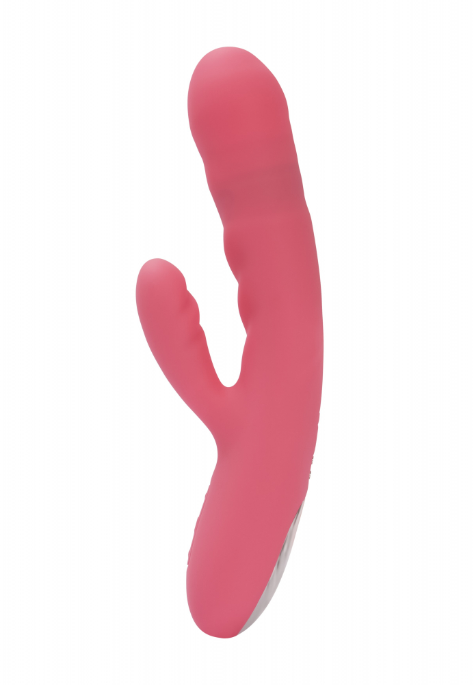 Пульсатор с клиторальным стимулятором "Svakom Avery" розовый 